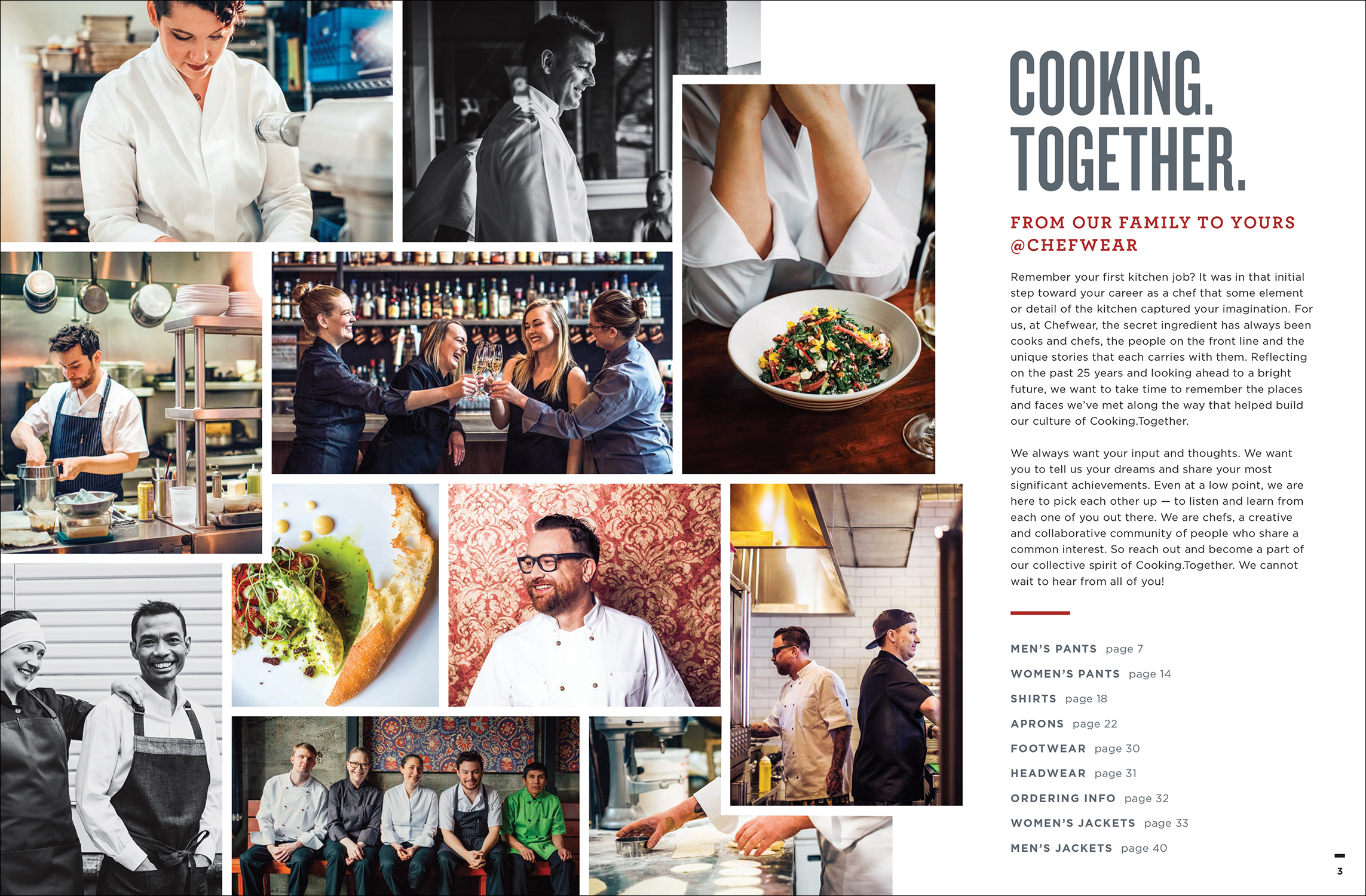 Advertising // Chefwear Catalog